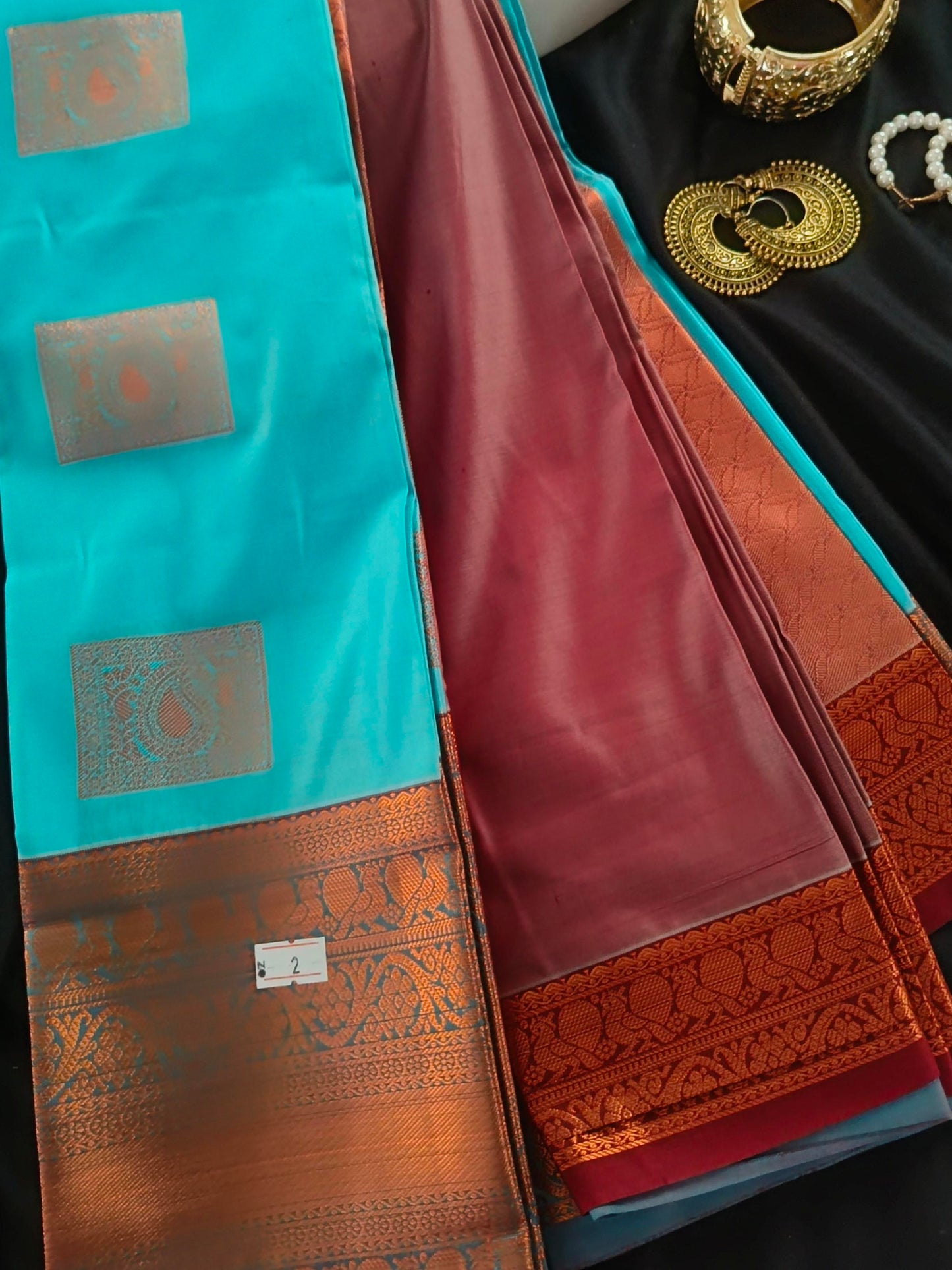 Soft Silk Magha Silk Sky Blue Saree