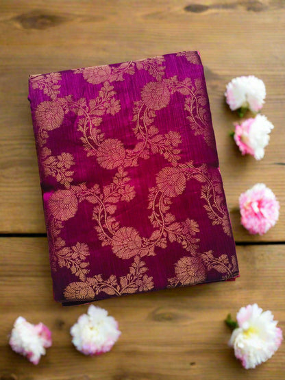 Digital and Butta Georgette Saree - Pink