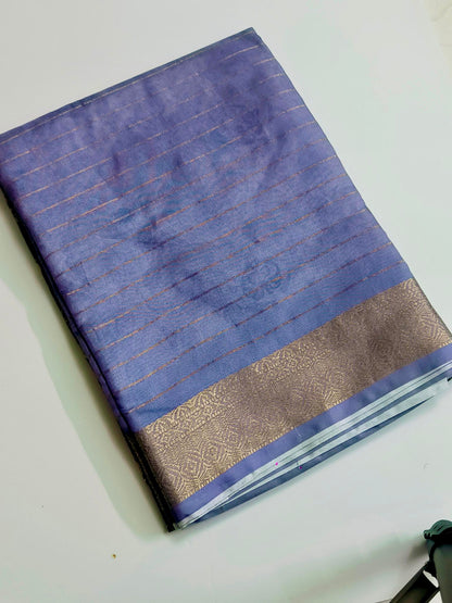 Digital Print- Fancy Saree - Lavander