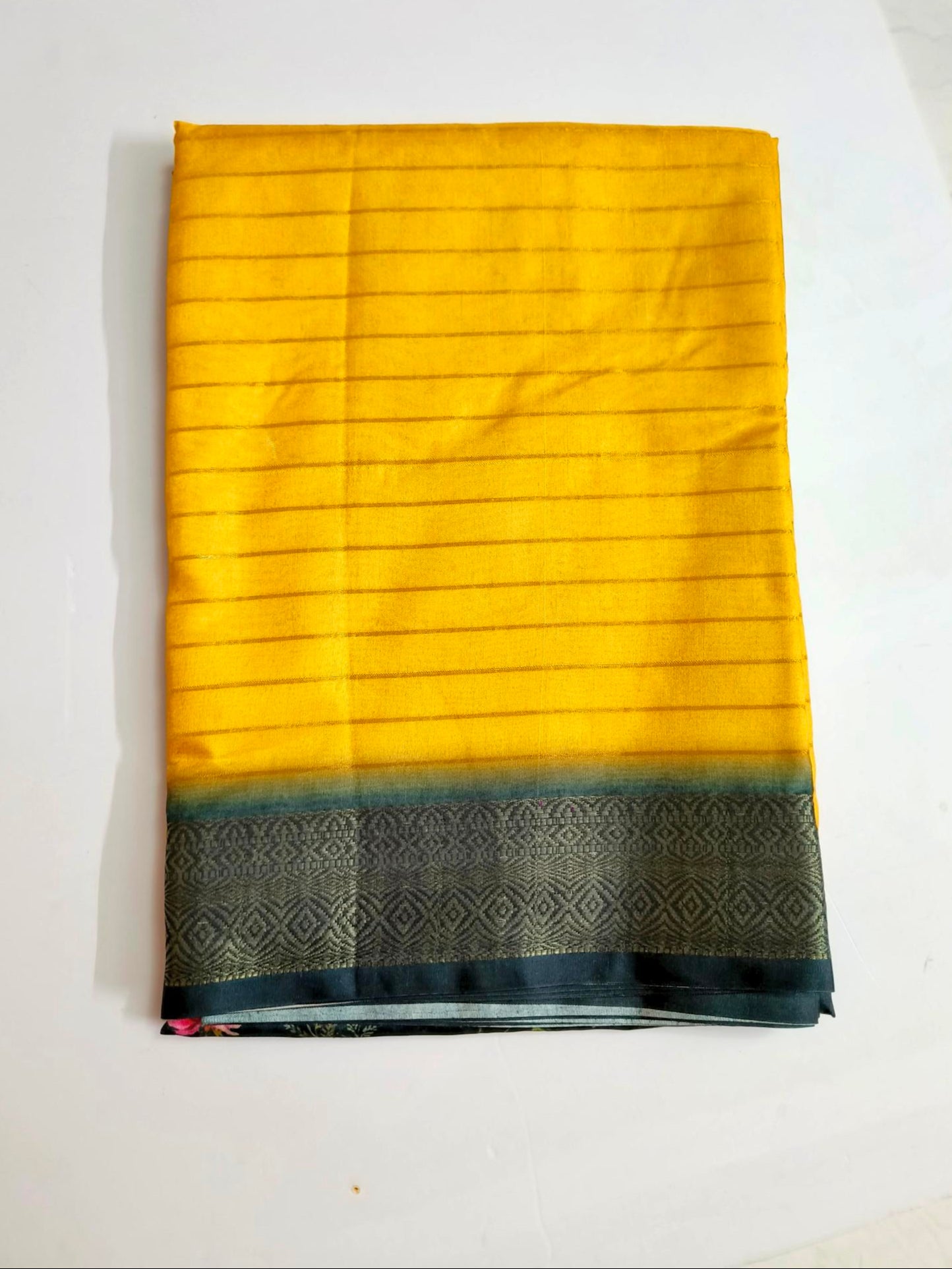 Digital Print- Fancy Saree - Yellow