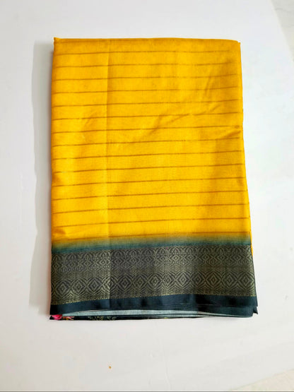Digital Print- Fancy Saree - Yellow